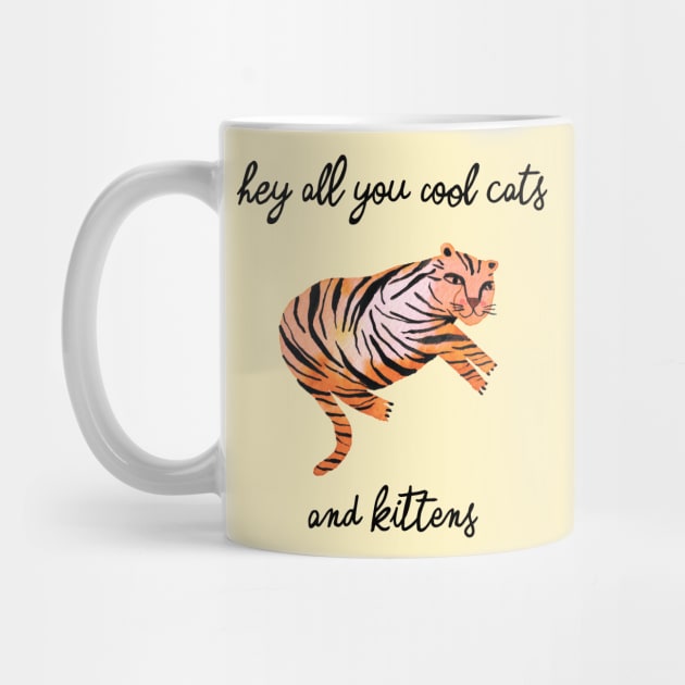 Hey you all cool big cats kittens yellow tiger by ninoladesign
